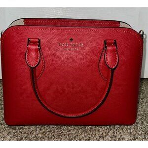 Kate Spade Darcy NWT small satchel with dual handles and adjustable/removable cr